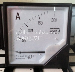 。特价【长城电表厂】42C3 200A 75MV 直流电流表 厂家直销 120*1
