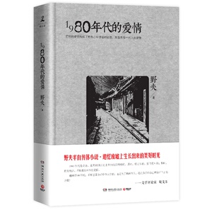 正版现货  1980年代的爱情   野夫新作 半自传体小说