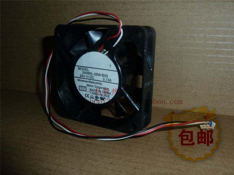 2406KL-05W-B59全新NMB美培亚60*15MMDC24V法那科机床司服散热器