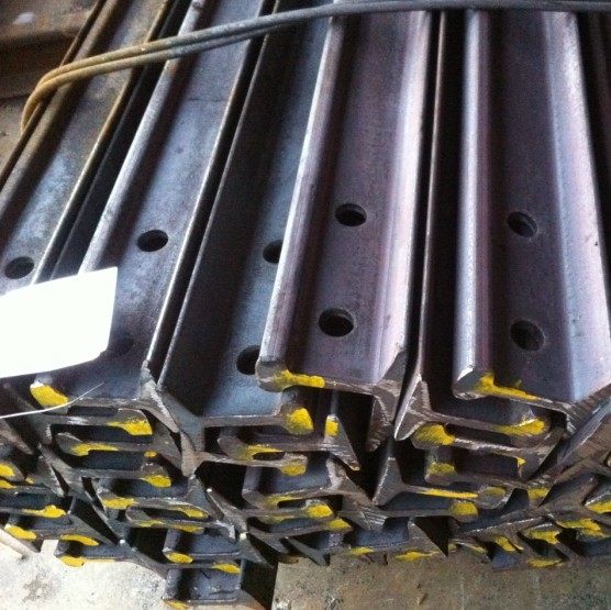 轨道钢24kg*8/10米钢轨道轨行车轻轨机械轨道滑轮铁轨工字形轨道