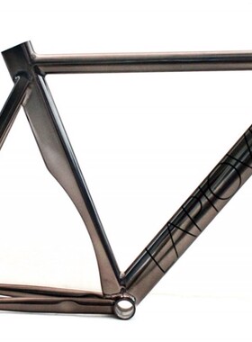 @BIKE FIXED GEAR 英国BLB La Piovra 轻量铝合金车架 铬黑