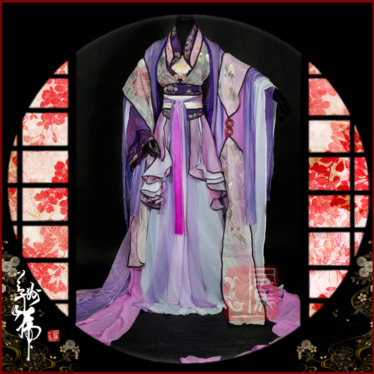 【邕州司马绝版】琴瑟和鸣古风cos【夜弦】华胥引十三月宫装