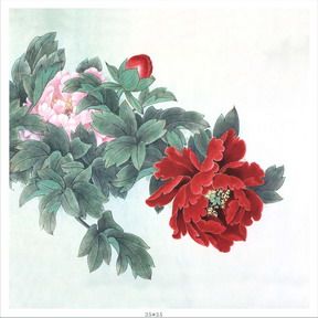 单支牡丹多图简单图案手工真丝线苏绣DIY套件国色天香 单面绣套件