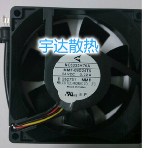 全新三菱驱动器专用风扇NC5332H76A MMF-09D24TS-MMB 24V 0.22A