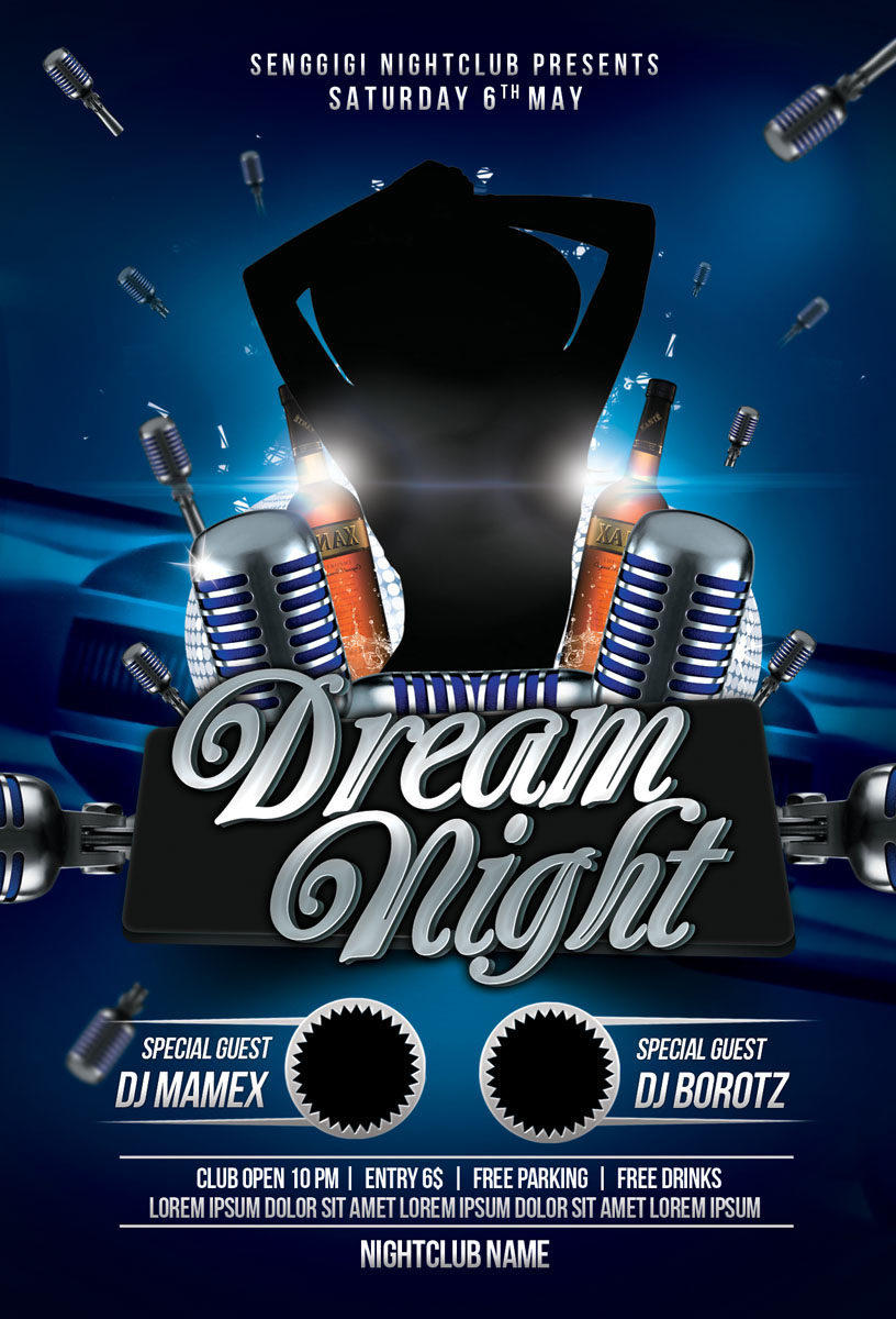 575海报印制展板素材956音乐派对摇滚夜店俱乐部聚会(6)