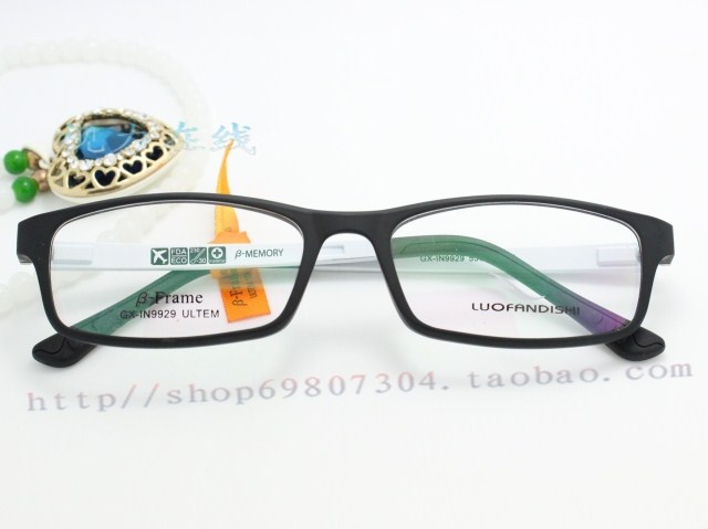 新款ULTEM(PEI)塑钢钨钛无碳环保航空超轻不变形眼镜架可调整