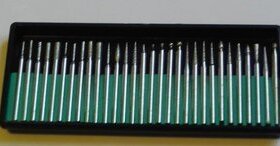 30PC 电镀金刚石什锦磨头 磨针 磨棒 打磨抛光金刚石磨头