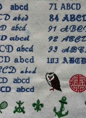 衬衫袖口工作服衬衣绣字 公司商标 绣名字 绣公司logo