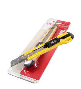 得力2031 小号美工刀 裁纸刀 切纸刀 手工刀美工