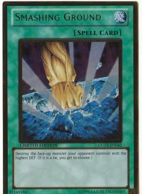 游戏王 美版 正版 - 地碎 Smashing Ground/黄金/GLD3/限定