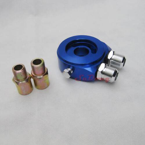 AN10/AN8汽车改装单体油冷器转接底座油柄油饼Oilcooler Adaptor