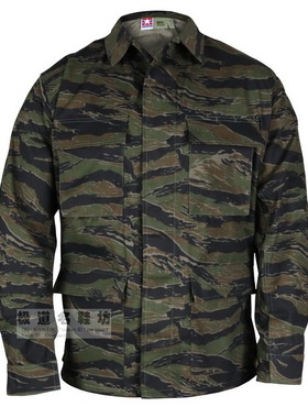 极道装备 美国 Propper BDU 丛林虎斑迷彩 作战服 套装