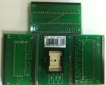 周立功 威磊 适配器 转换座烧录座TSOP48 /TSOP40/TSOP32三用座