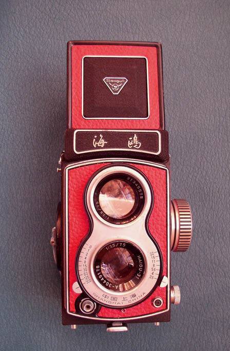 成套的海鸥双反4a/4b装饰皮