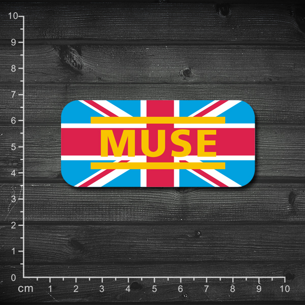 单张英伦摇滚 MUSE britpop笔记本贴纸电脑贴纸旅行箱贴纸