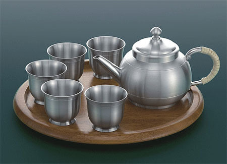 皇家梵诗正品授权泰国锡器TP5茶具商务中秋节新年生日工艺礼品