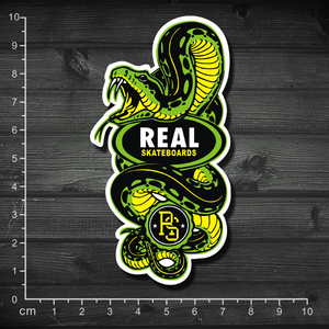 单张 滑板贴纸 复古 REAL Skateboard 笔记本贴纸 箱贴 防水贴纸