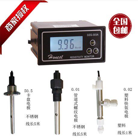 上海诚磁DZG-303A(DK)智能型电阻率仪 带上下限报警带隔离带输出