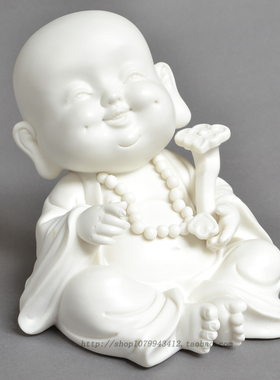 如意陶瓷摆件工艺品小佛像