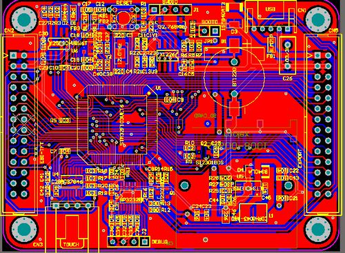 STM32F103开发板电路原理图 PCB STM32F103VET6 STM32 SD卡SP3232