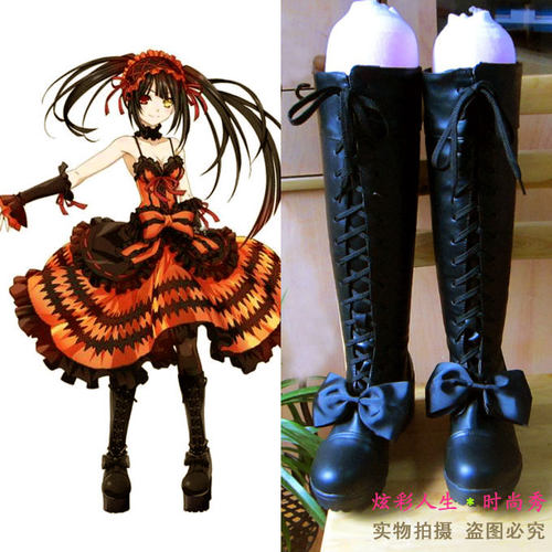 约会大作战时崎狂三cosplay鞋