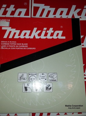 牧田Makita10寸斜断锯界铝机LS1040/LS1030N原装120齿锯片P-68018