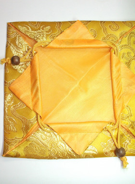 宜兴 紫砂壶 紫砂茶壶 紫砂杯 礼品包装 锦盒 锦袋 （小）黄色