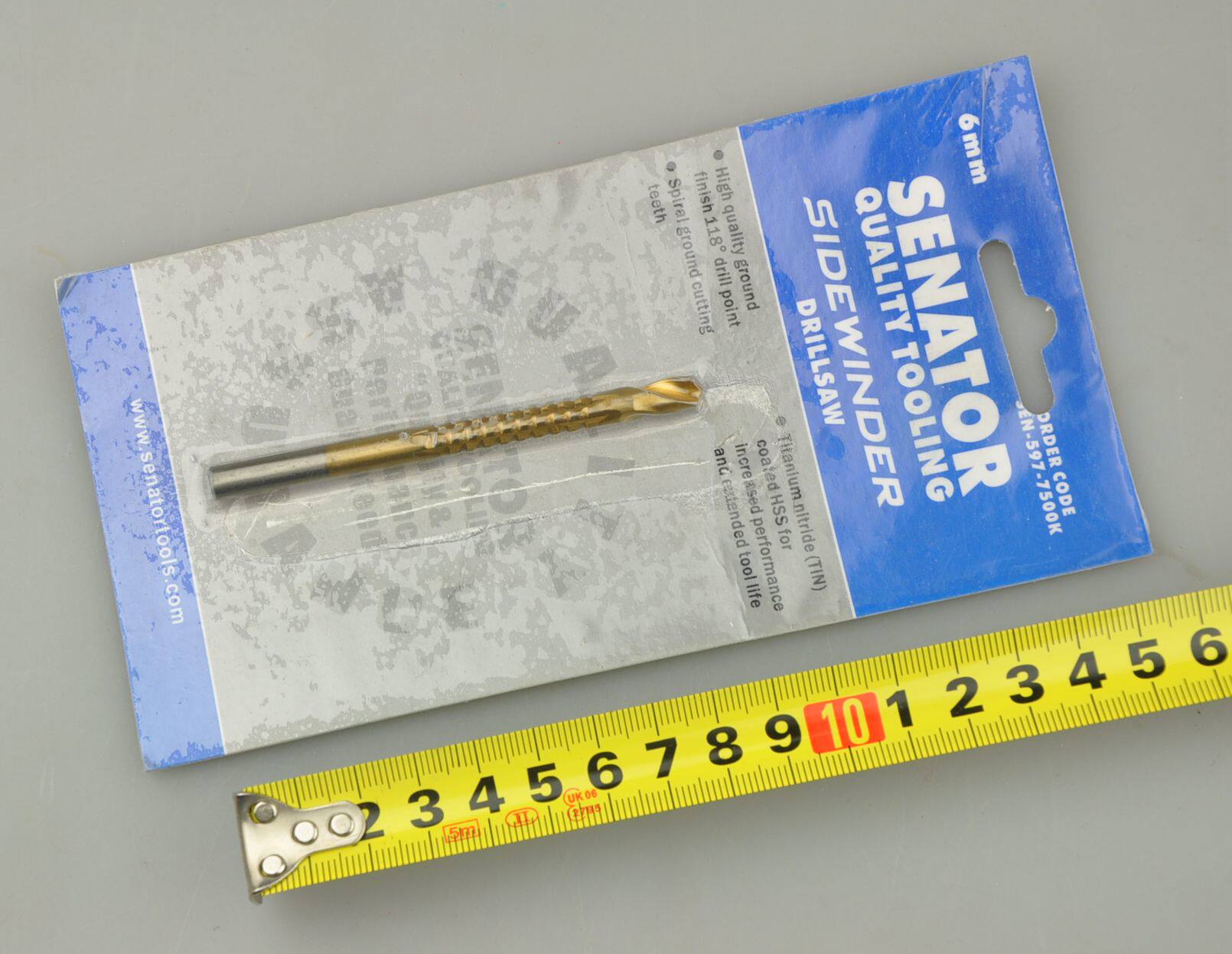 英国SENATOR 涂钛木工挖孔钻 SEN-597-7500K 克伦威尔木工工具