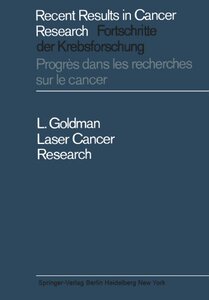 【预订】Laser Cancer Research