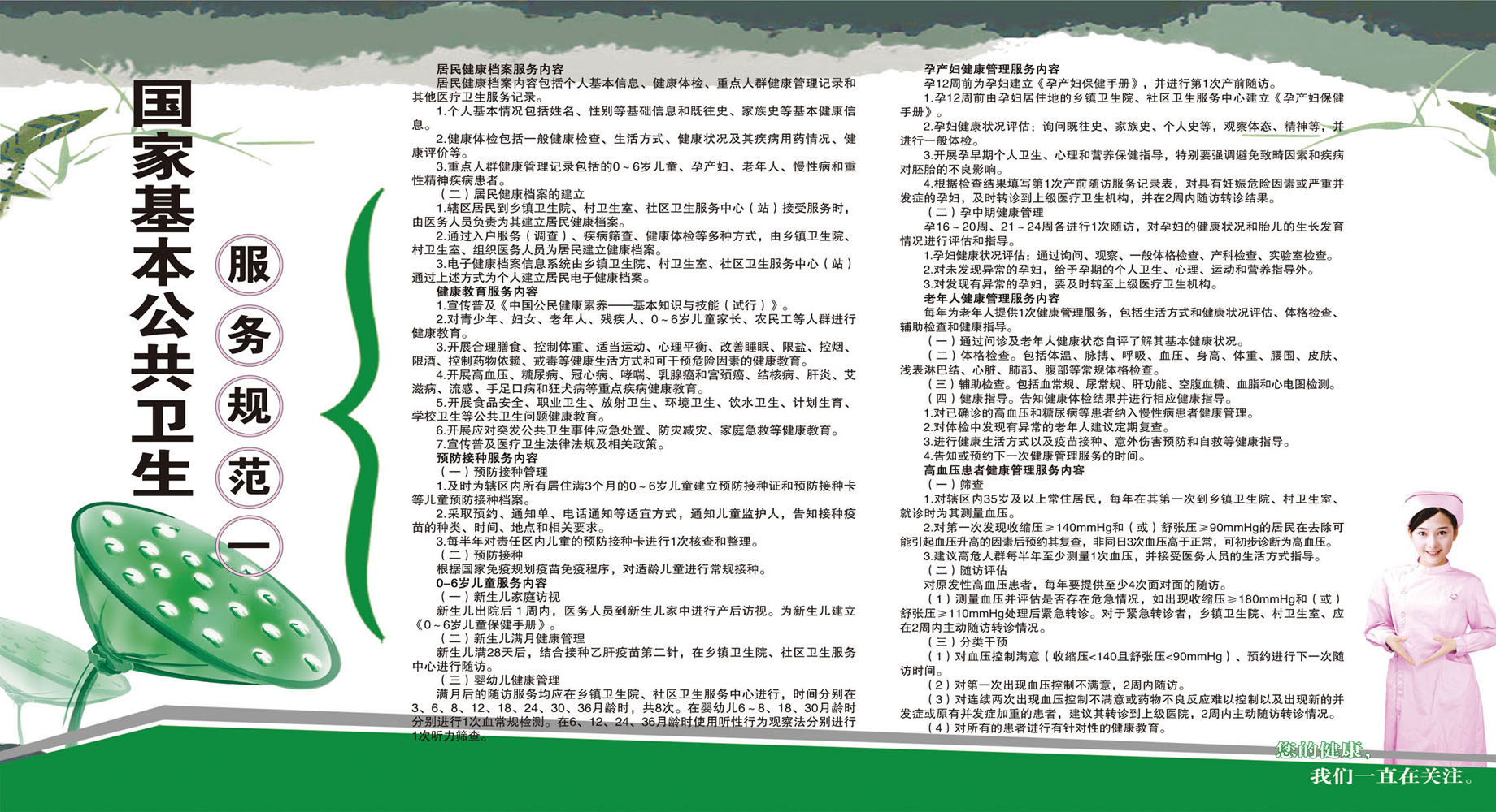 638海报印制海报展板素材261国家基本公共卫生服务规范一