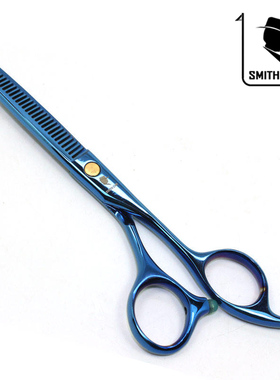 SMITH CHU专业彩色剪刀 理发美发剪发工具牙剪打薄剪蓝色新春促销