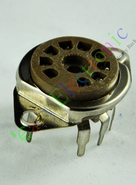 九脚电木PCB电子管镀银管座GZS9-F适12AU7 12AX7 6p1 6n1 6n11等