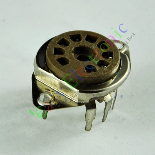 小九脚电木电子管座GZS9-F镀银管座PCB适12AX7 12AU7 6p1 6n1等