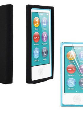 适用苹果MP4 ipod nano7保护套nano8代QQ果冻套 简约硅胶套软外壳