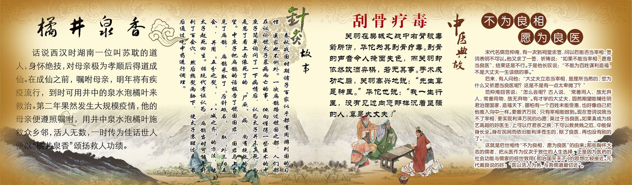 564海报印制海报展板素材103中医典故