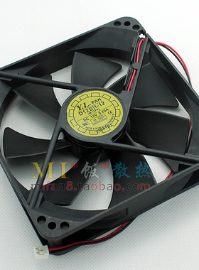 安钛克YaLn FAN 悦伦 12025 D12BH-12 DC12V 0.30A 12CM散热风扇