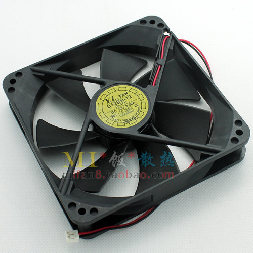 安钛克YaLn FAN 悦伦 12025 D12BH-12 DC12V 0.30A 12CM散热风扇