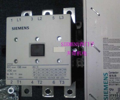 全新正品SIEMENS西门子接触器 3TF5444-0X 3TF5444-OX AC220/110V