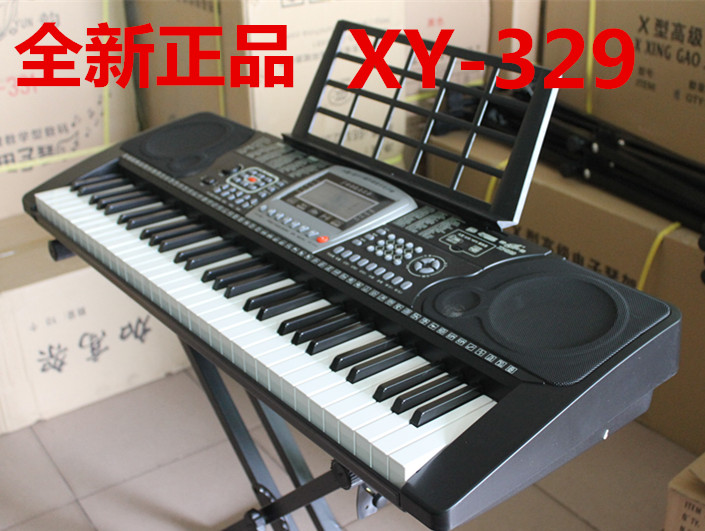 È«ÐÂÕýÆ·ÐÂÔÏXY329µç×ÓÇÙ61¼ü·Â¸ÖÇÙ¼ü´øUSBµç×ÓÇÙ