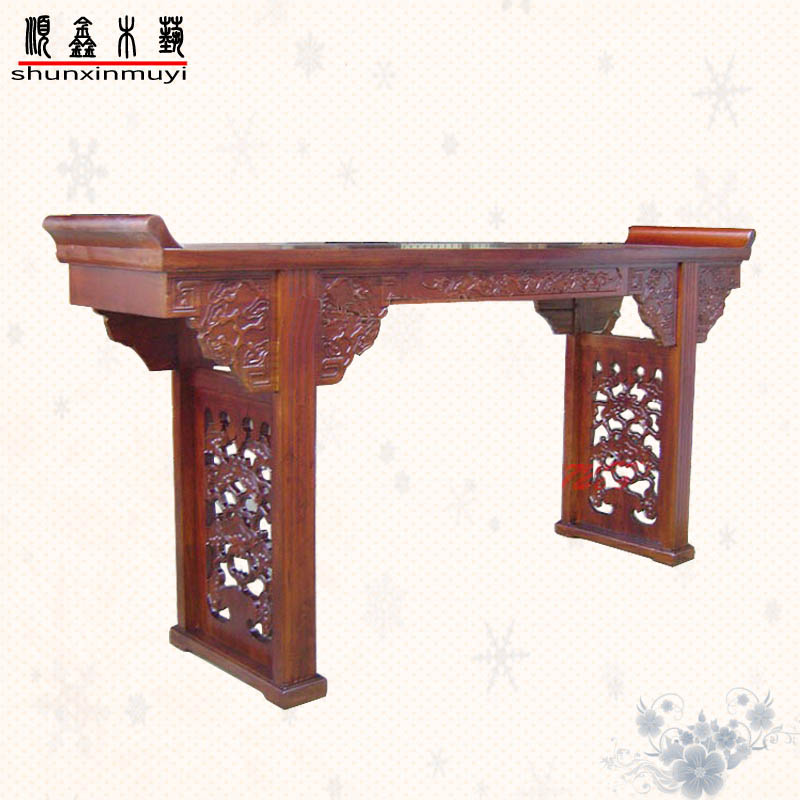 实木翘头案中式实木禅意玄关桌