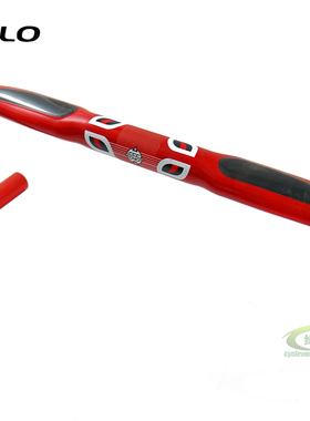 正品意大利 Pinarello Most 全碳纤维超轻公路弯把 车把 红 246克