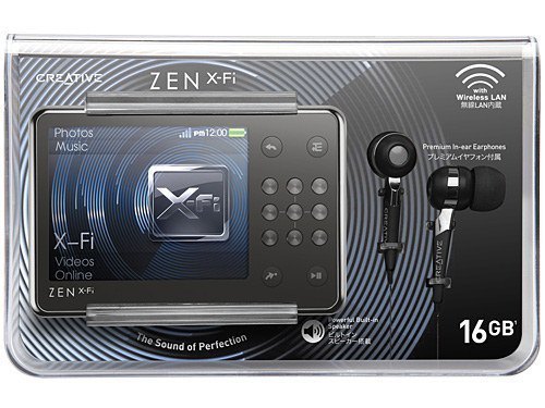 美国原装 创新Creative Zen X-Fi MP3/MP4播放器|