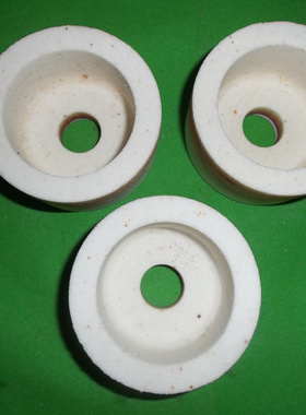 白刚玉杯型砂轮/白色砂轮/陶瓷杯型砂轮/WA75*40*20mmWA杯型