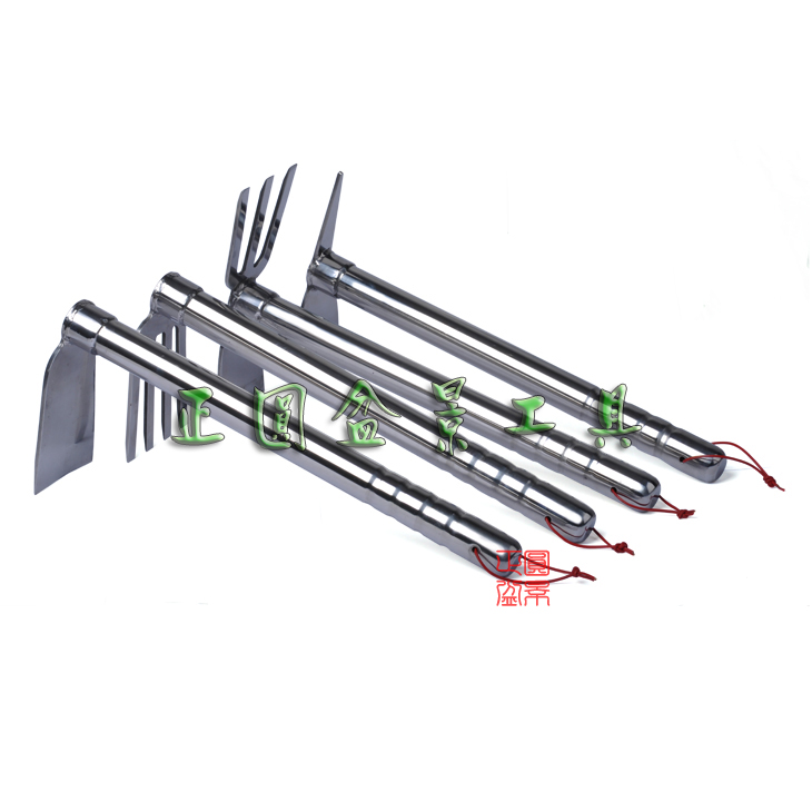 不锈钢锄头两用耙洋镐铲耙阳台花园养花种菜工具挖笋工具