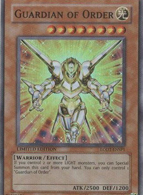 游戏王 美版 正版 - 秩序守护者 Guardian Order/面闪/LODT/限定