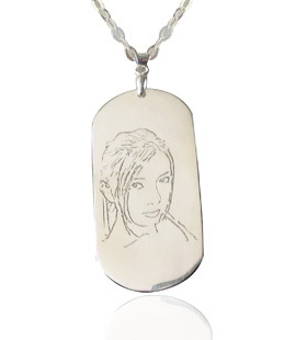 头像情侣订做项链定制照片