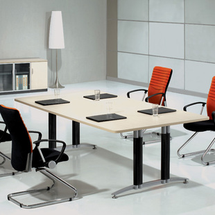 公司简约现代接待桌开会桌洽谈桌阅览桌1.8米会议桌长方形长条桌