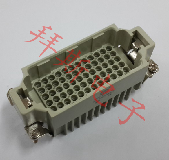 矩形/重载连接器 HDD-072-M/F 72芯 10A 冷压型 （含外壳冷压针） 电子元器件市场 连接器 原图主图