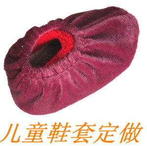 儿童鞋套可反复洗加厚耐磨机房样板房学生家用防滑布鞋套10件包邮