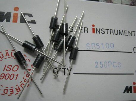 SR5100 100V/5A 直插肖特基二极管 MIC全新正品